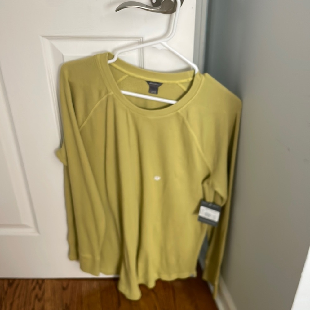 Eddie Bauer Myriad Thermal Crew Long Sleeve T Shirt size Large